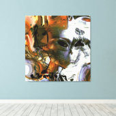 "Alien" Galerij verpakt Canvas Schilderij Print (Insitu (Houten vloer))