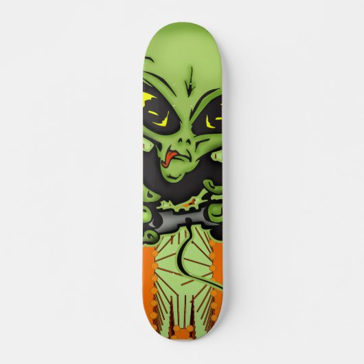 Alien Gamer Skateboard (Voorkant)