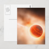 Alien Gas Giant Planet Space Art Briefkaart (Voorkant / Achterkant)