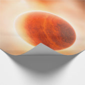 Alien Gas Giant Planet Space Art Cadeaupapier (Hoek)