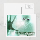 ALIEN GELEVE BRIEFKAART (Voorkant / Achterkant)