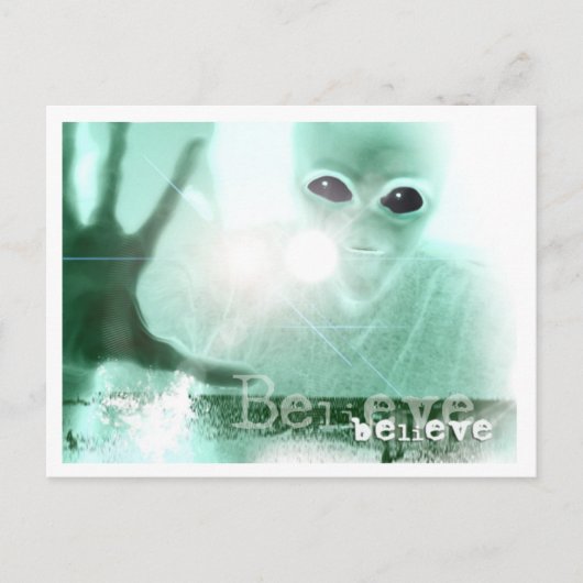ALIEN GELEVE BRIEFKAART (Voorkant)