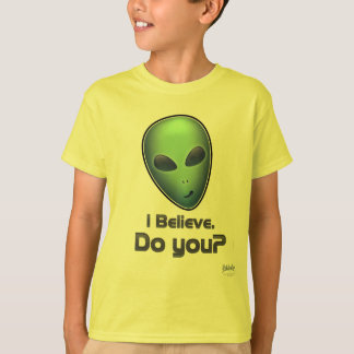 Alien: geloof ik. Ben jij dat? Kinder T-shirt