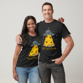 Alien gelooft in Pizza T-shirt (Unisex)