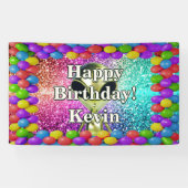 Alien Gepersonaliseerde karakter verjaardag banner (Horizontaal)