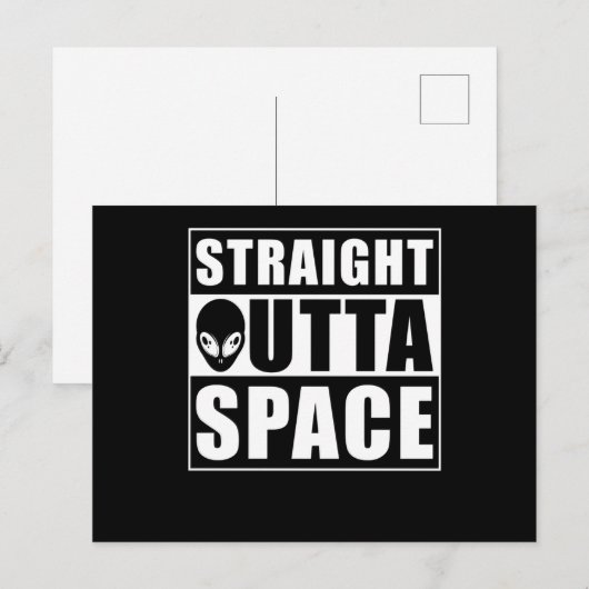 Alien Gezegde Funny Briefkaart (Voorkant / Achterkant)