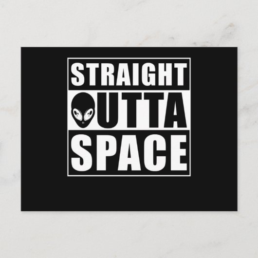 Alien Gezegde Funny Briefkaart (Voorkant)