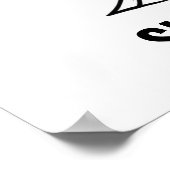 Alien gezicht gepersonaliseerd poster (Hoek)