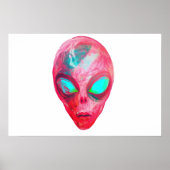 Alien-gezichtsmasker Poster (Voorkant)