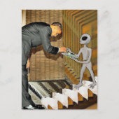 Alien Gift aan Obama Briefkaart (Voorkant)