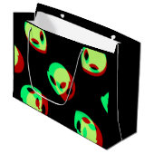 Alien Gift Bag Groot Cadeauzakje (Voorkant Gekanteld)