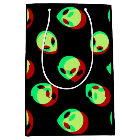 Alien Gift Bag Medium Cadeauzakje (Voorkant)