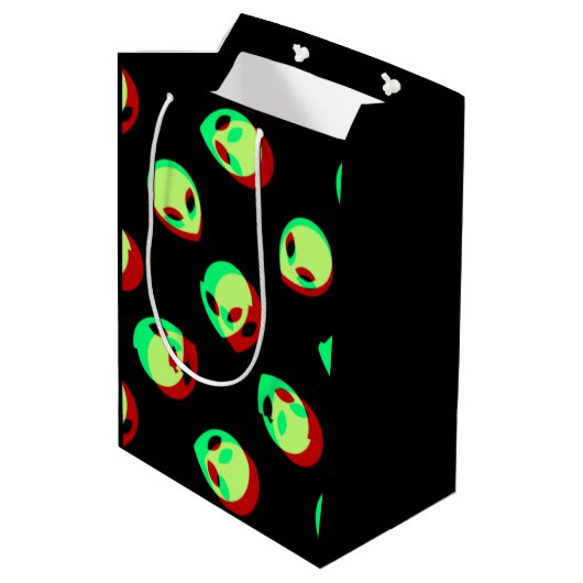 Alien Gift Bag Medium Cadeauzakje (Achterkant Gekanteld)