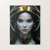 Alien Girl 2 Science Fiction Legpuzzel (Verticaal)