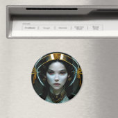 Alien Girl 2 Science Fiction Magneet (Insitu (Vaatwasser))