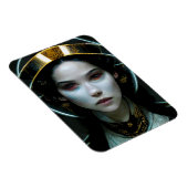 Alien Girl 2 Science Fiction Magneet (Rechterzijde)