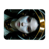 Alien Girl 2 Science Fiction Magneet (Horizontaal)