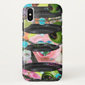 Alien Girl Esthetische Collage iPhone Case | 2Rare (Achterkant)