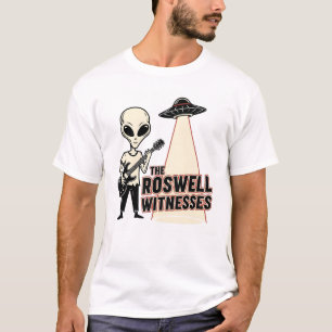 Alien Gitarist Band The Roswell Witnesses  T-shirt