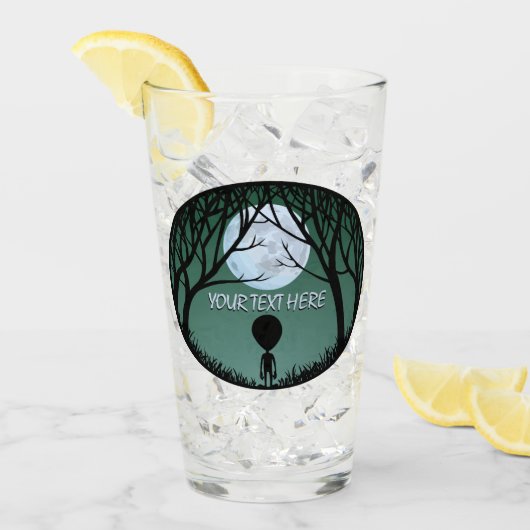 Alien Glasses, speciaal ontworpen voor Alien Glass Glas (Voorkant ijs)