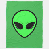 Alien Glow 60x80 fleece deken (Voorkant)