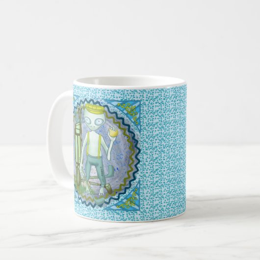 Alien Golf Koffiemok (Voorkant links)