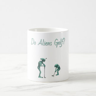 Alien Golf Mok - bewerkbare tekst
