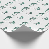 Alien Golf Wrapping Paper Cadeaupapier (Hoek)