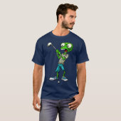 Alien golfer T-shirt (Voorkant volledig)