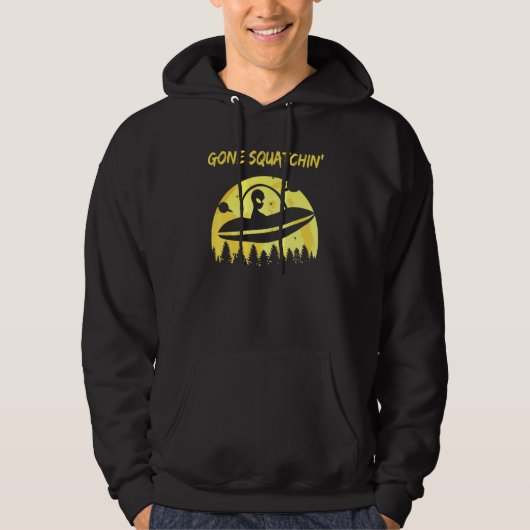Alien Gone Squatchin Hoodie (Voorkant)