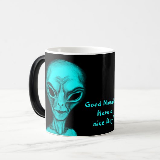 Alien, Good Morning Magische Mok (Voorkant links)