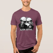 Alien Gothic: Retro Fusion Tri-Blend Shirt (Voorkant)