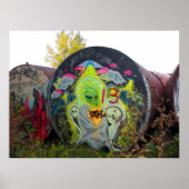 Alien Graffiti Poster (Voorkant)