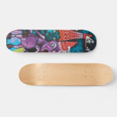Alien Graffiti Skateboard (Horizontaal)