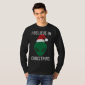 Alien Grappig Lelijk Kerst Sweater Party T-shirt (Voorkant volledig)