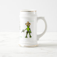 Alien grappige mok bier