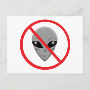 Alien Gray Briefkaart