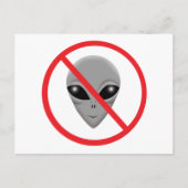 Alien Gray Briefkaart (Voorkant)