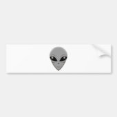 Alien Gray Bumpersticker (Voorkant)