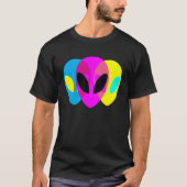 Alien Gray CMYK Tryptic T-shirt (Voorkant)
