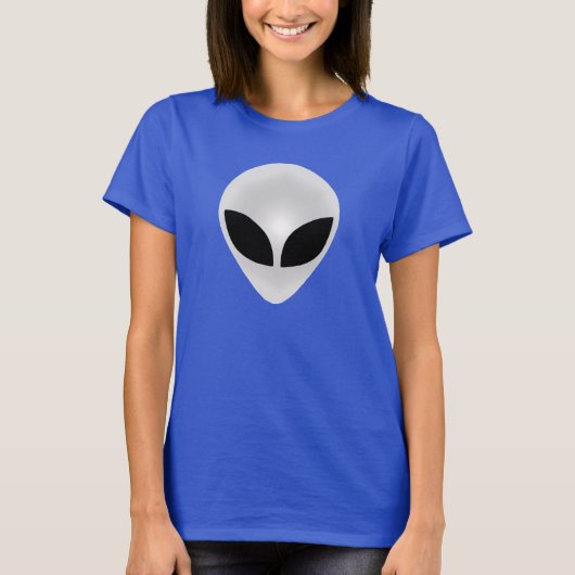 Alien Gray Head T-shirt (Voorkant)