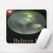 Alien grays mousepad muismat (Met muis)