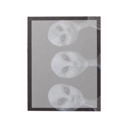 Alien Grays Notitieblok (Linkerzijde)