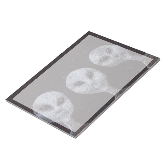 Alien Grays Notitieblok (Schuin)