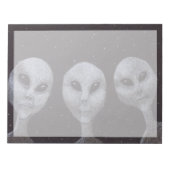 Alien Grays Notitieblok (Voorkant)