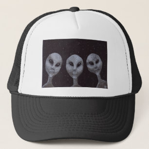 Alien Grays Trucker Pet