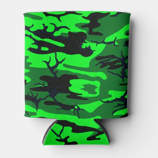 Alien Green Camo Blikjeskoeler (Voorkant)