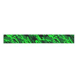 Alien Green Camo Grosgrain Lint