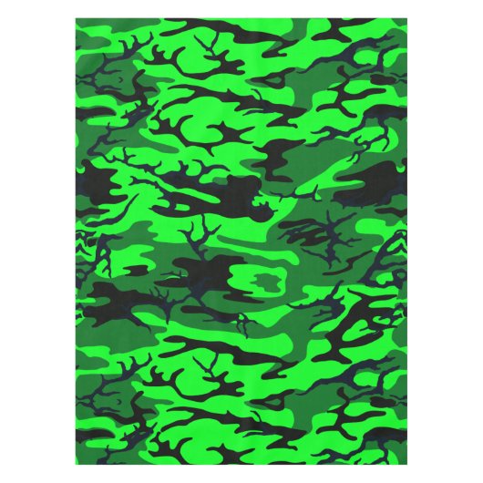Alien Green Camo Tafelkleed (Voorkant)