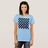 Alien Green Checker Pattern Shirt vrouwen (Voorkant volledig)